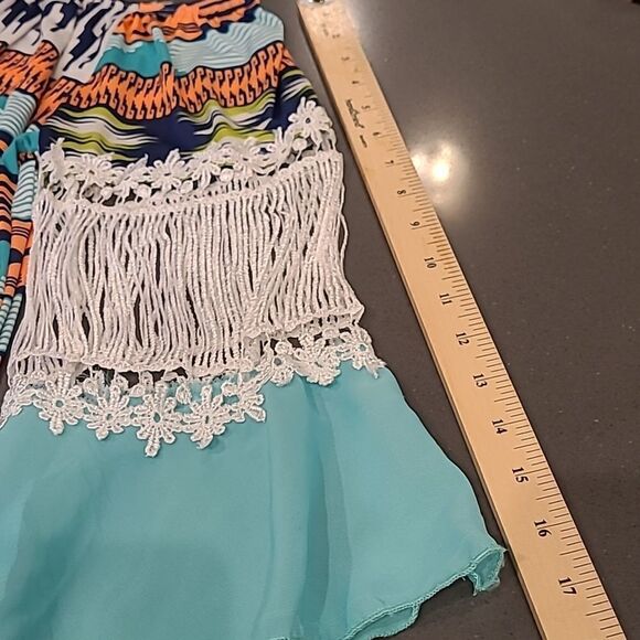 Yahada colorful boho  blouse - Picture 4 of 6